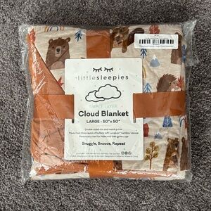 🦊Little Sleepies Woodland Friends Cloud Blanket